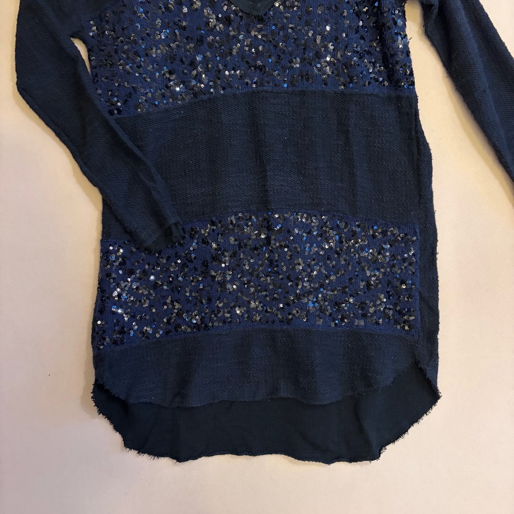 Free People Black and Blue Sweater - Picture 9 of 14